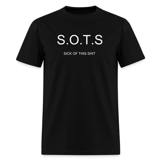 Men's T shirt S.O.T.S - black