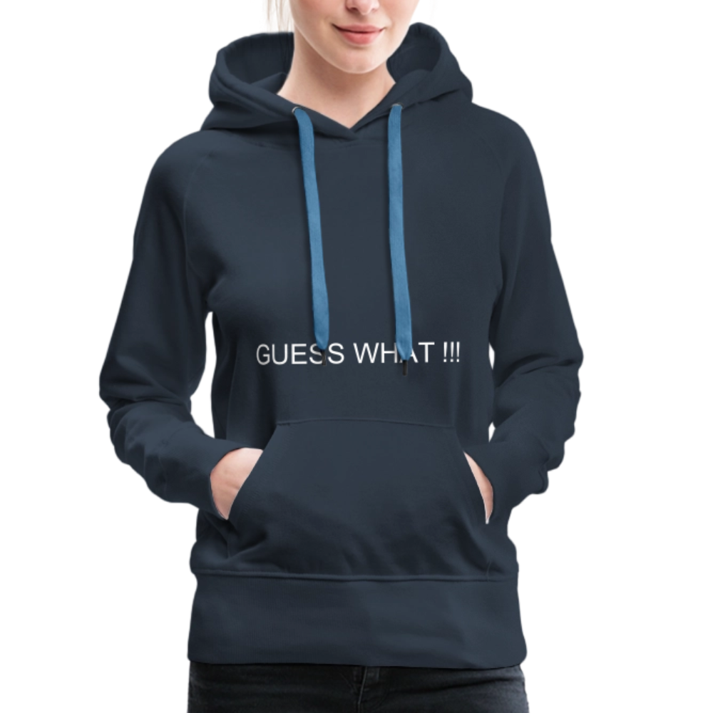 Women’s Premium Hoodie I AM A BOSS OF MY OWN PATH - navy