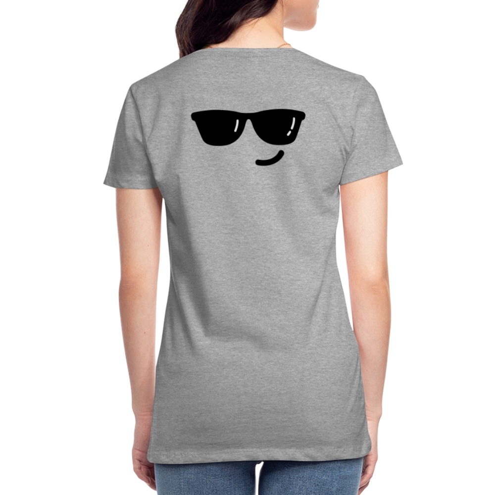 Women’s Premium T-Shirt WOMEN POWER - heather gray