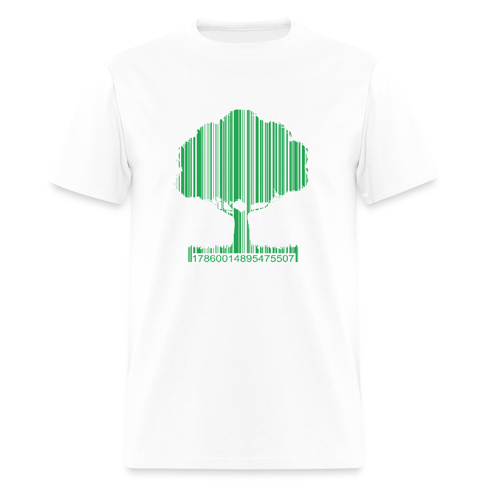 Men's T-Shirt | GILDAN 5000 EVER GREEN - white
