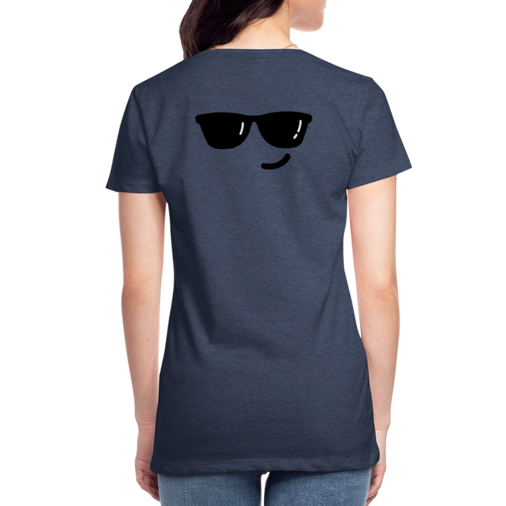 Women’s Premium T-Shirt WOMEN POWER - heather blue