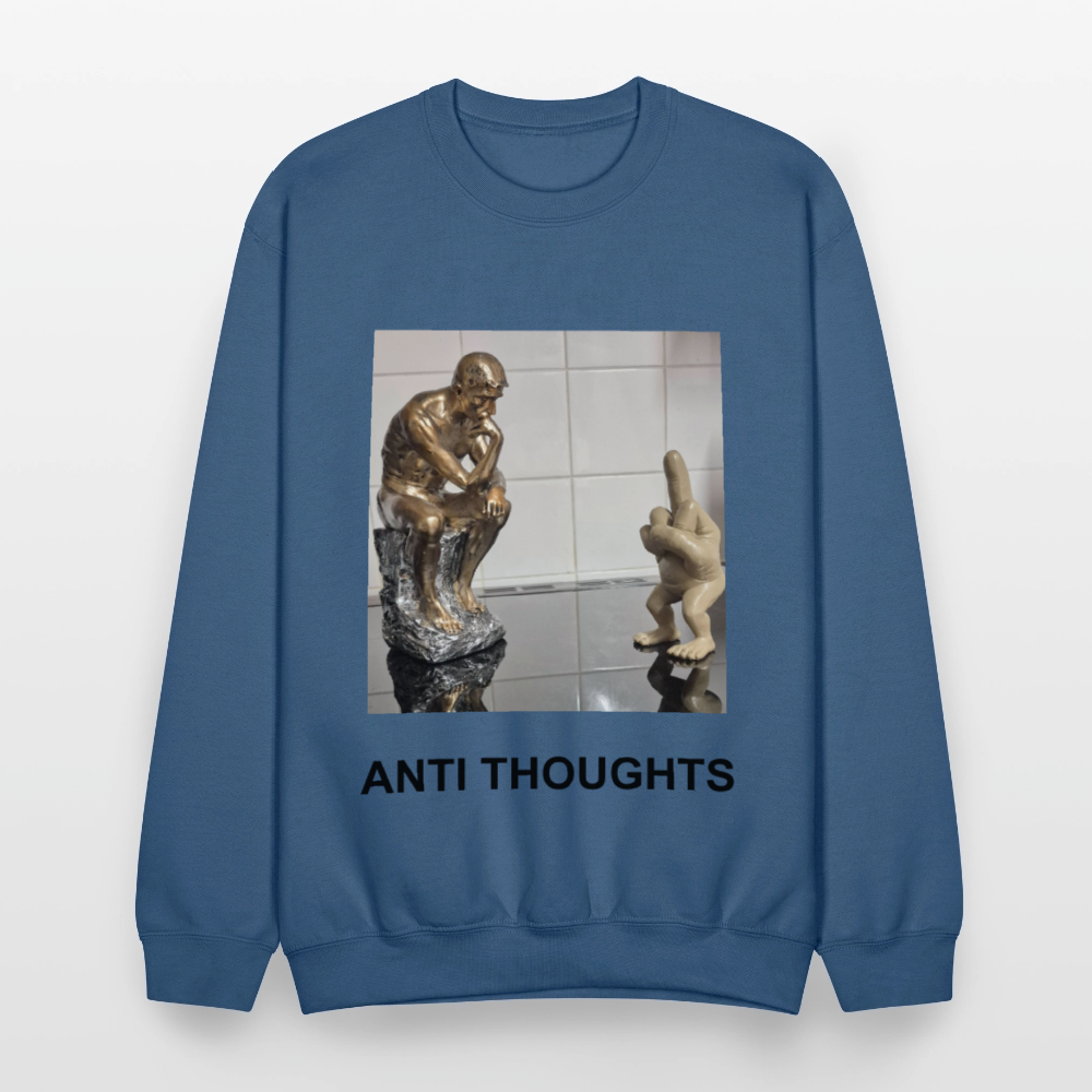 Women's Hoodie ANIT THOUGHTS - indigo blue