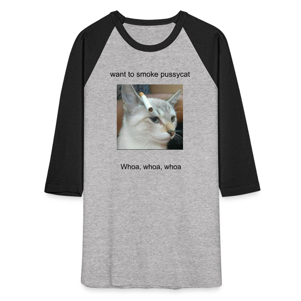 Baseball T-Shirt - heather gray/black