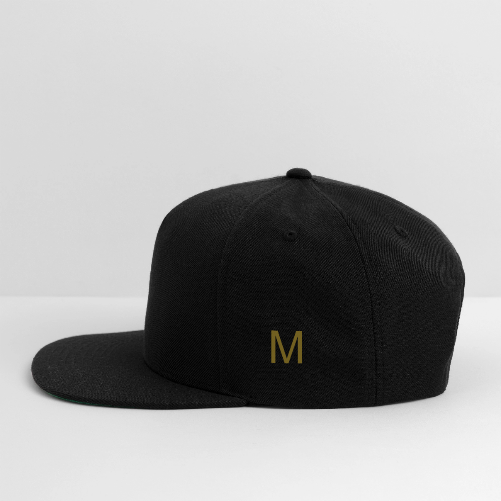 Snapback Baseball Cap OPULENCE AP - black