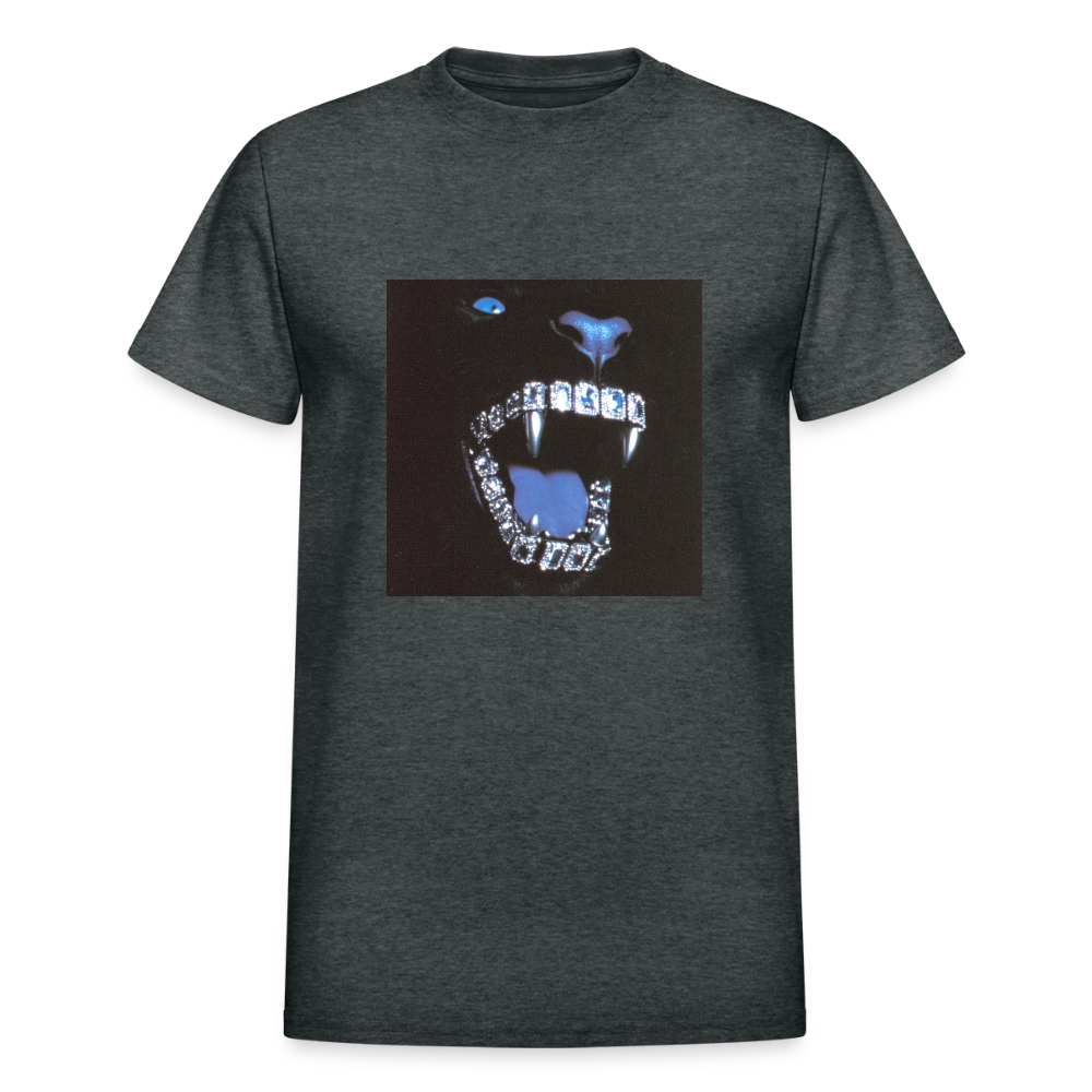 Gildan Ultra Cotton Adult T-Shirt bling bling teeth - deep heather