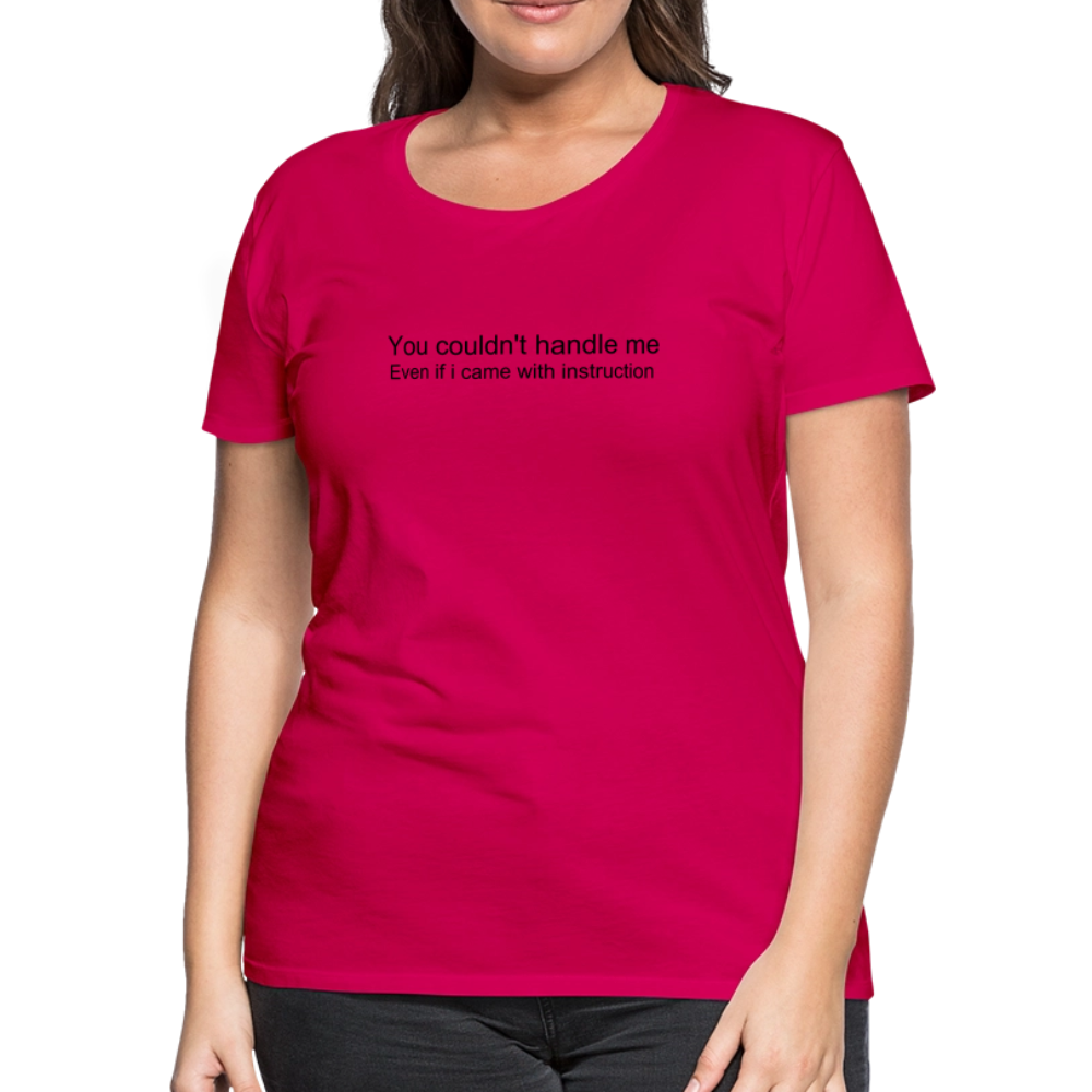 Women’s Premium T-Shirt WOMEN POWER - dark pink