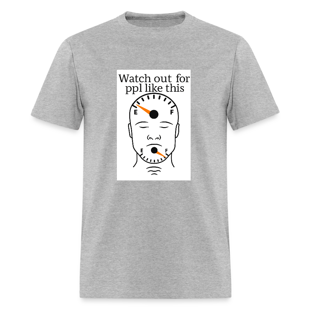Men's T-Shirt | GILDAN 5000 EMPTY HEAD FULL MOUTH - heather gray