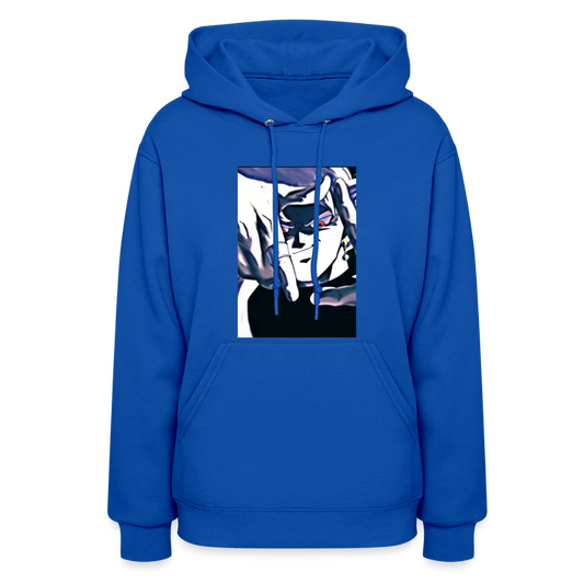 Women's Hoodie black goku - royal blue