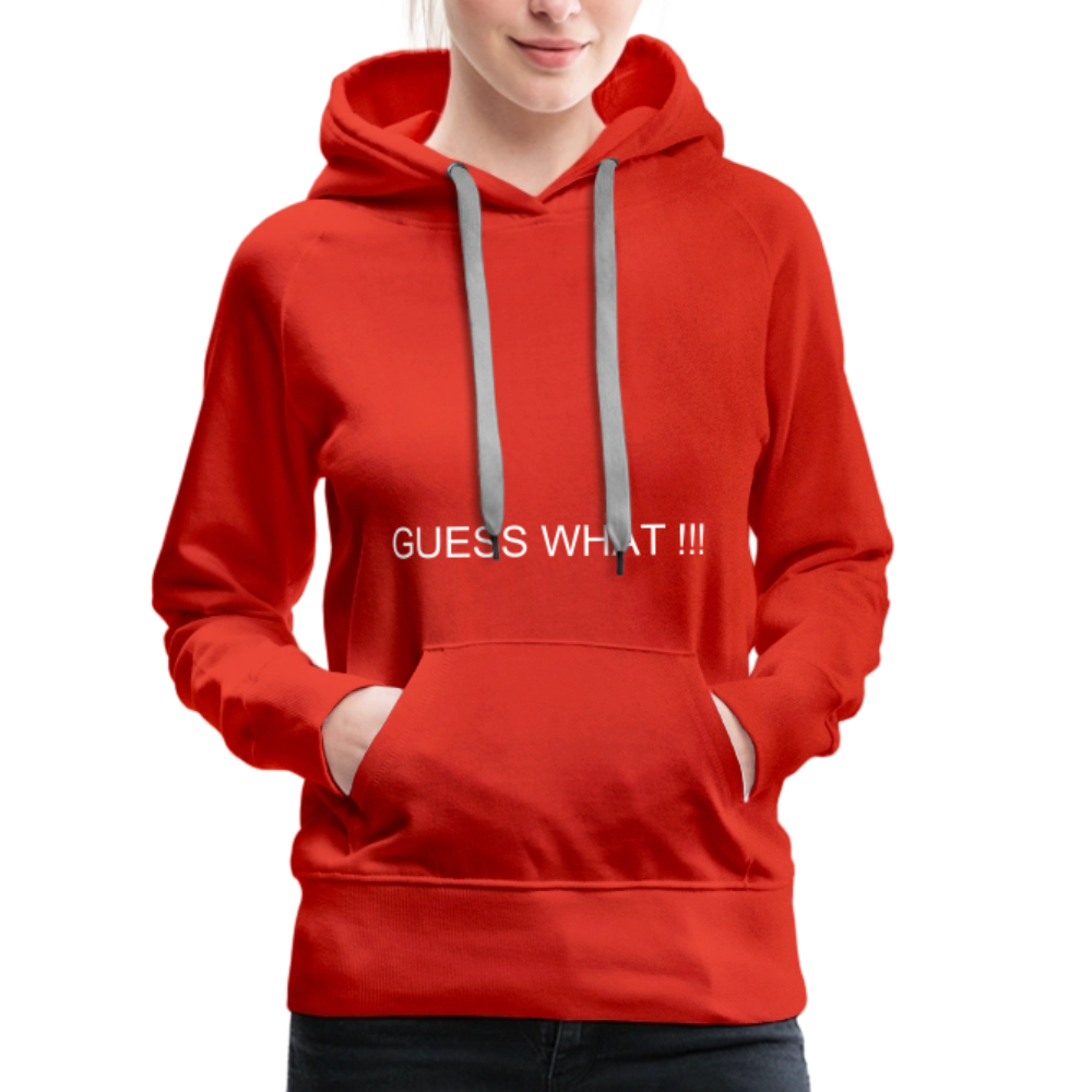 Women’s Premium Hoodie I AM A BOSS OF MY OWN PATH - red