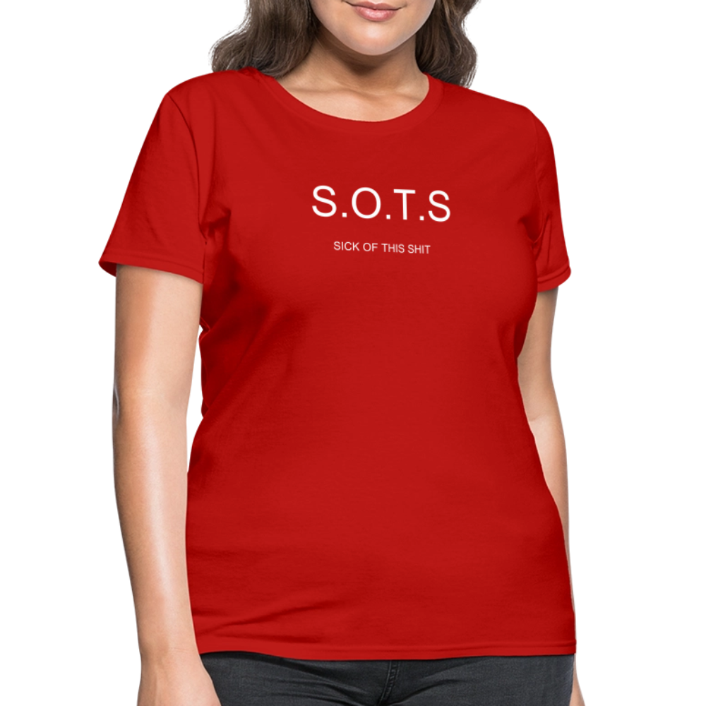 Women's T-Shirt S.O.T.S - red
