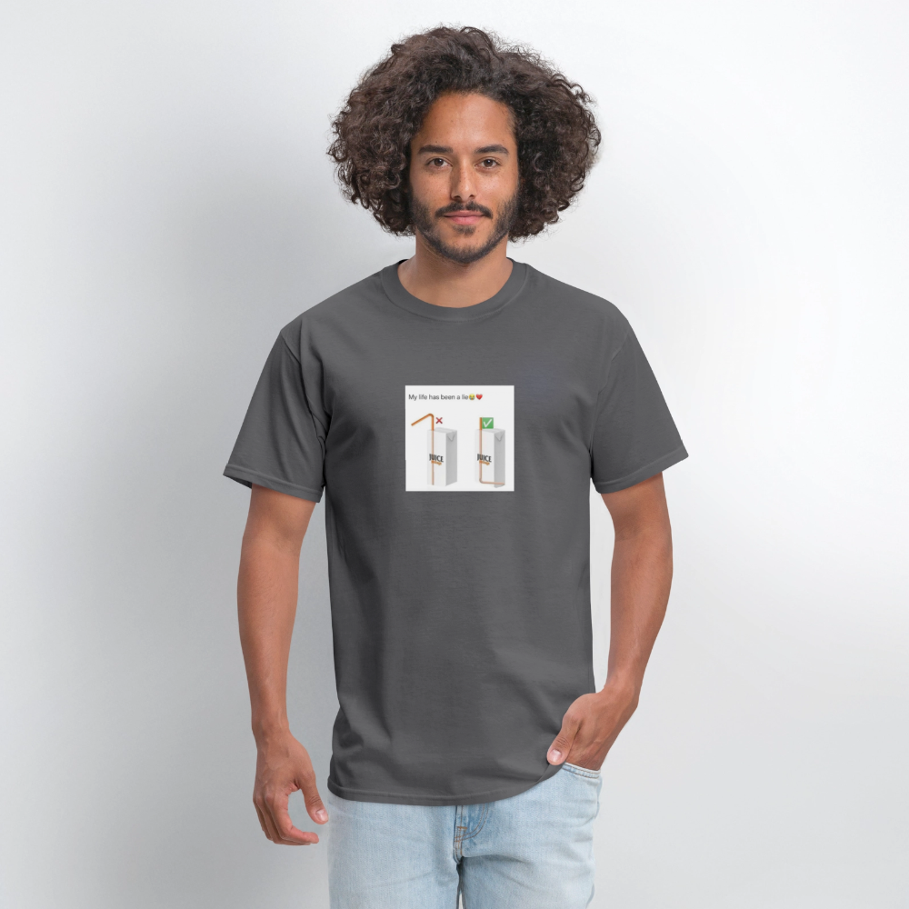 Men's T-Shirt | GILDAN 5000 DIFFRENT DRINK - charcoal