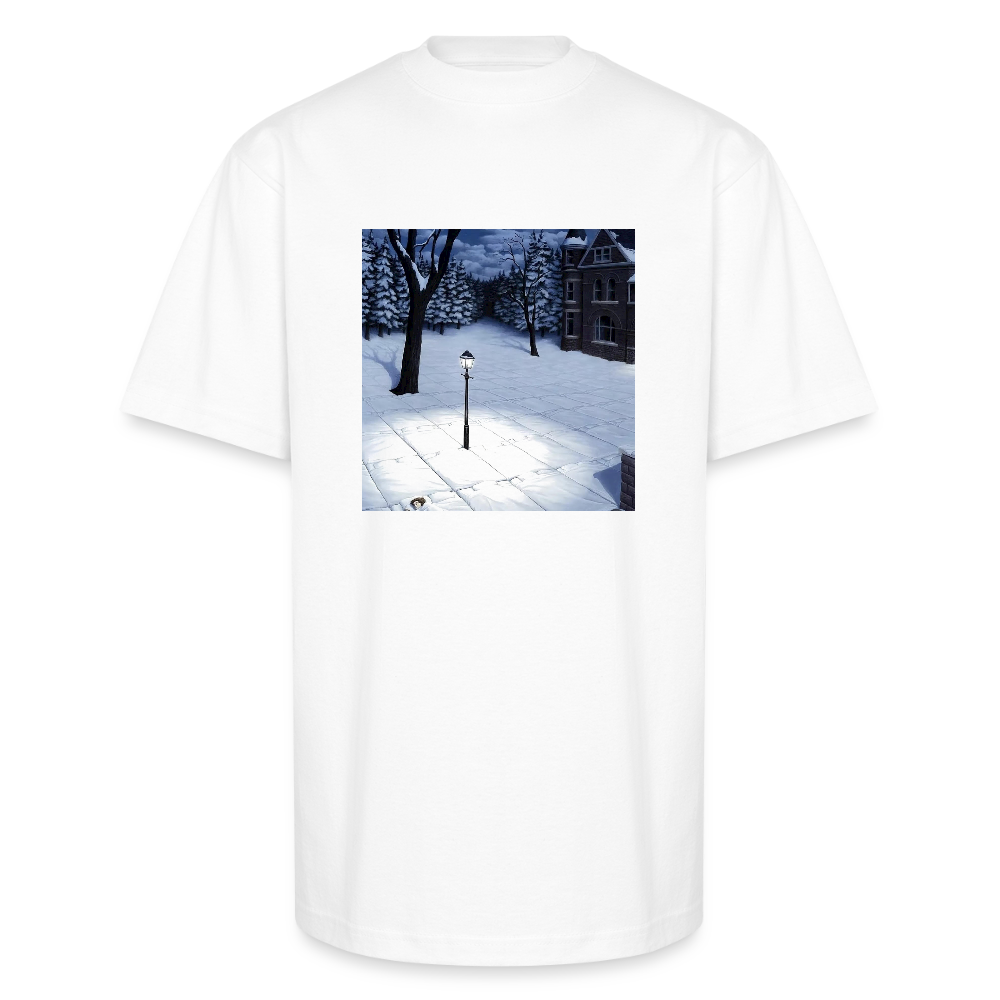 Unisex Oversized Heavyweight T-Shirt snow comfort - white