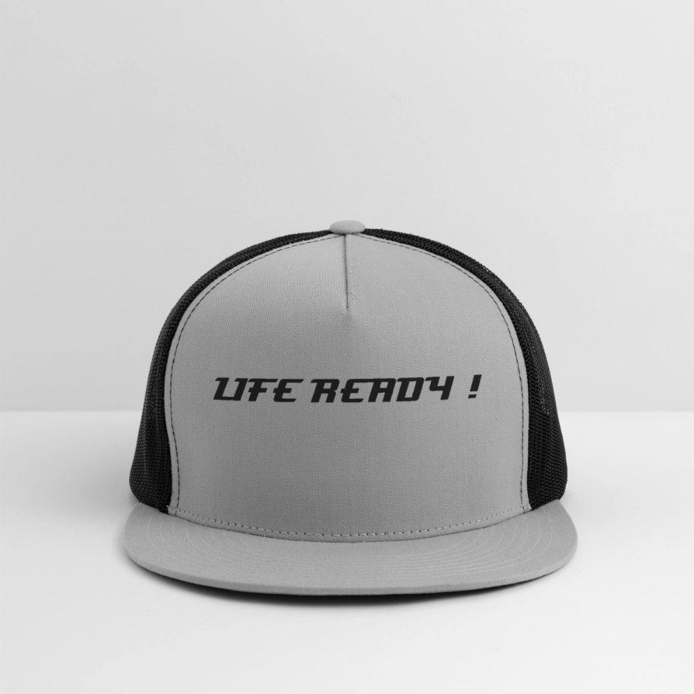 Trucker Hat LIFE READY ! - gray/black