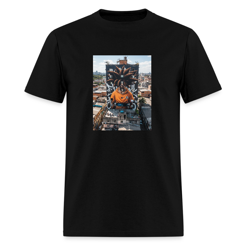 Men's T-Shirt | GILDAN 5000 Rasta Goku city - black