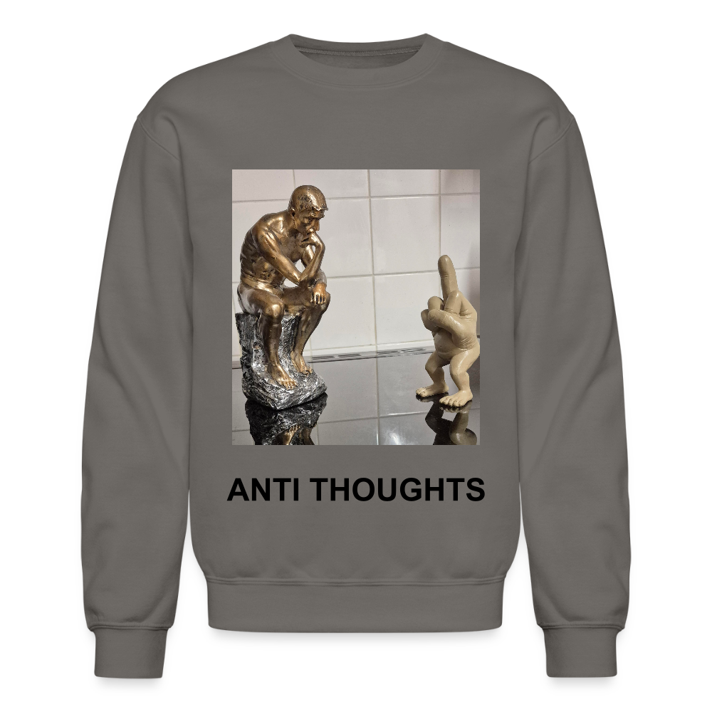 Women's Hoodie ANIT THOUGHTS - asphalt gray