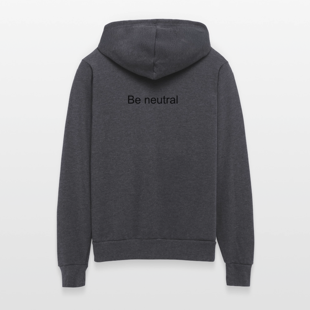 Bella + Canvas Unisex Full Zip Hoodie Facts - charcoal grey