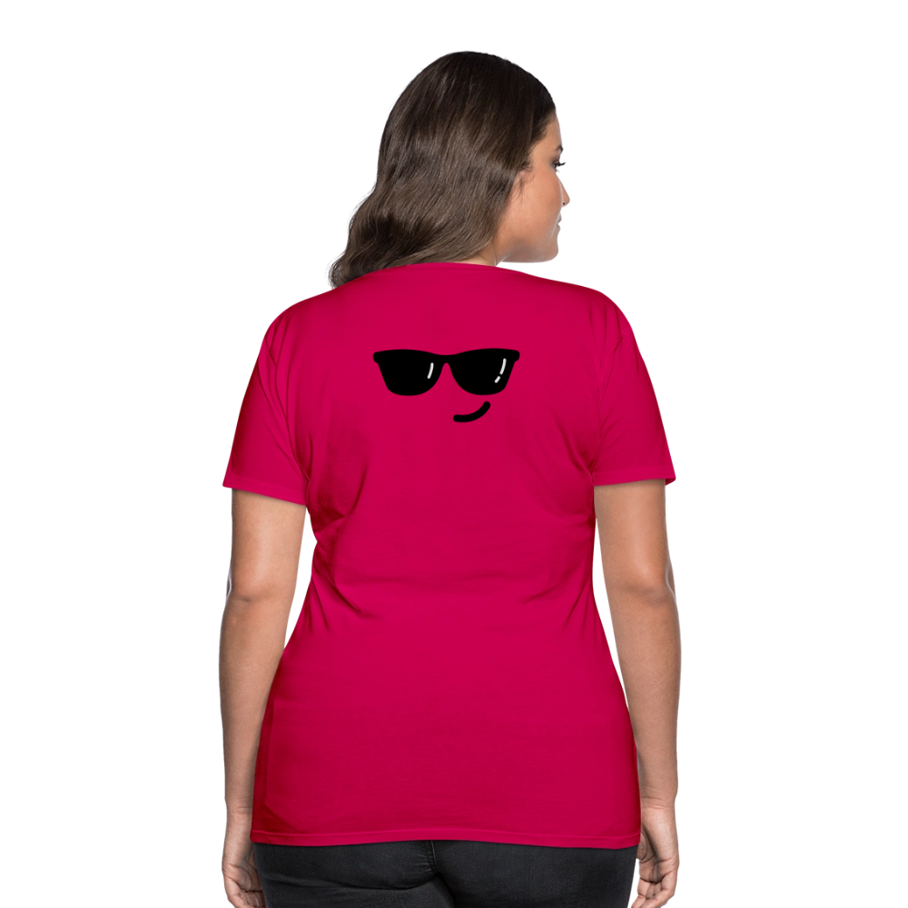 Women’s Premium T-Shirt WOMEN POWER - dark pink