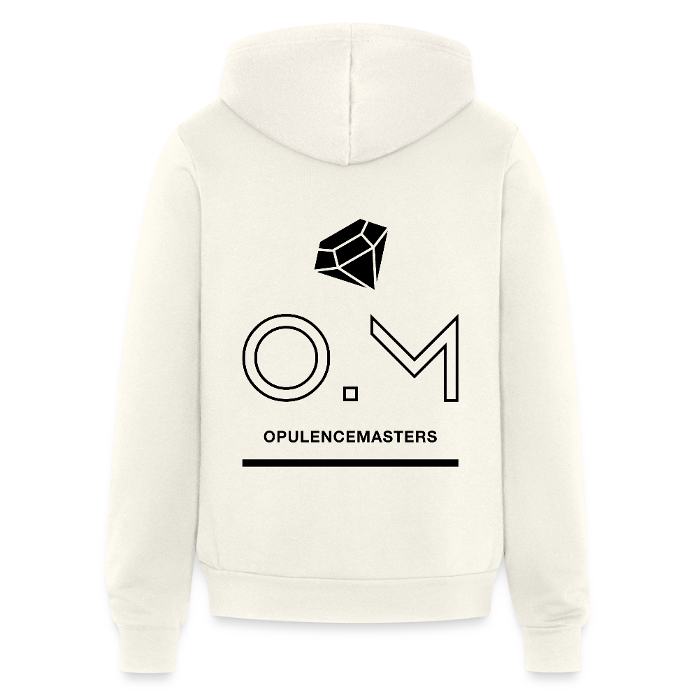 Bella + Canvas Unisex Full Zip Hoodie OPULENCE AP - vintage white
