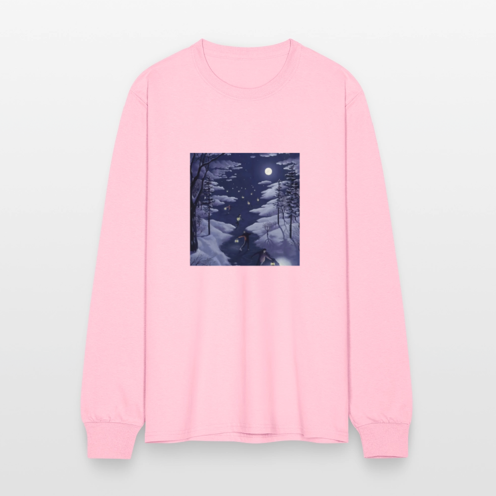 Men's Long Sleeve T-Shirt - pink