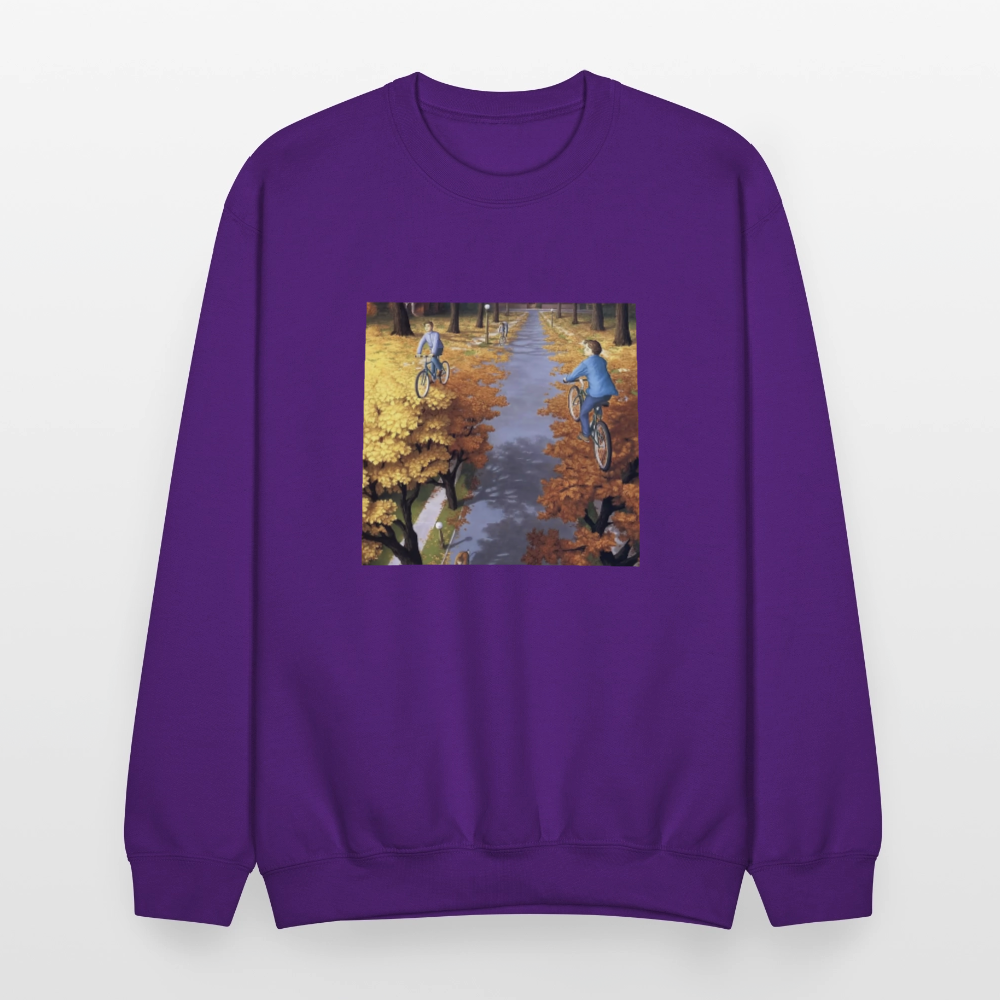 Crewneck Sweatshirt WALK A SKY PATH - purple