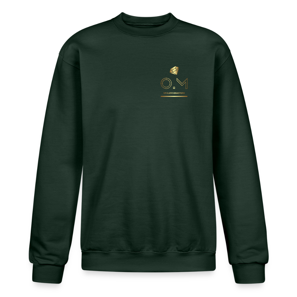 Champion Unisex Powerblend Sweatshirt  OM AP - Dark Green