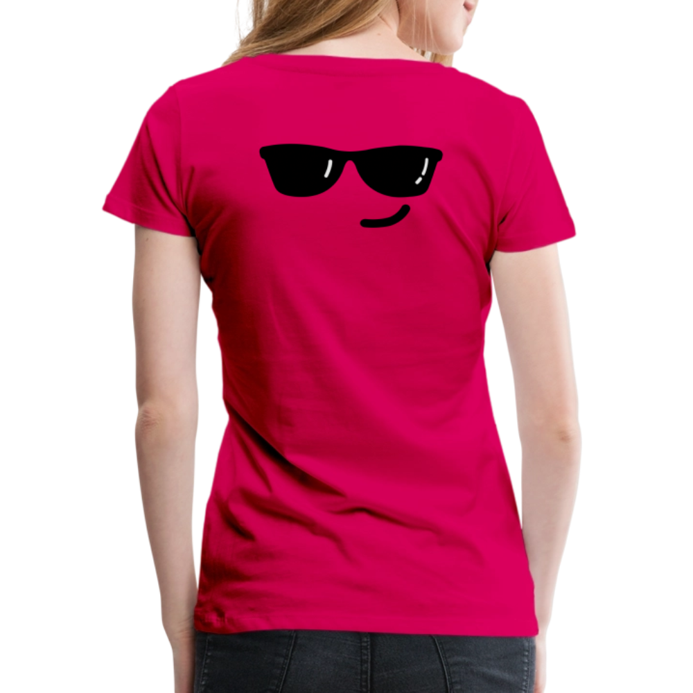 Women’s Premium T-Shirt WOMEN POWER - dark pink