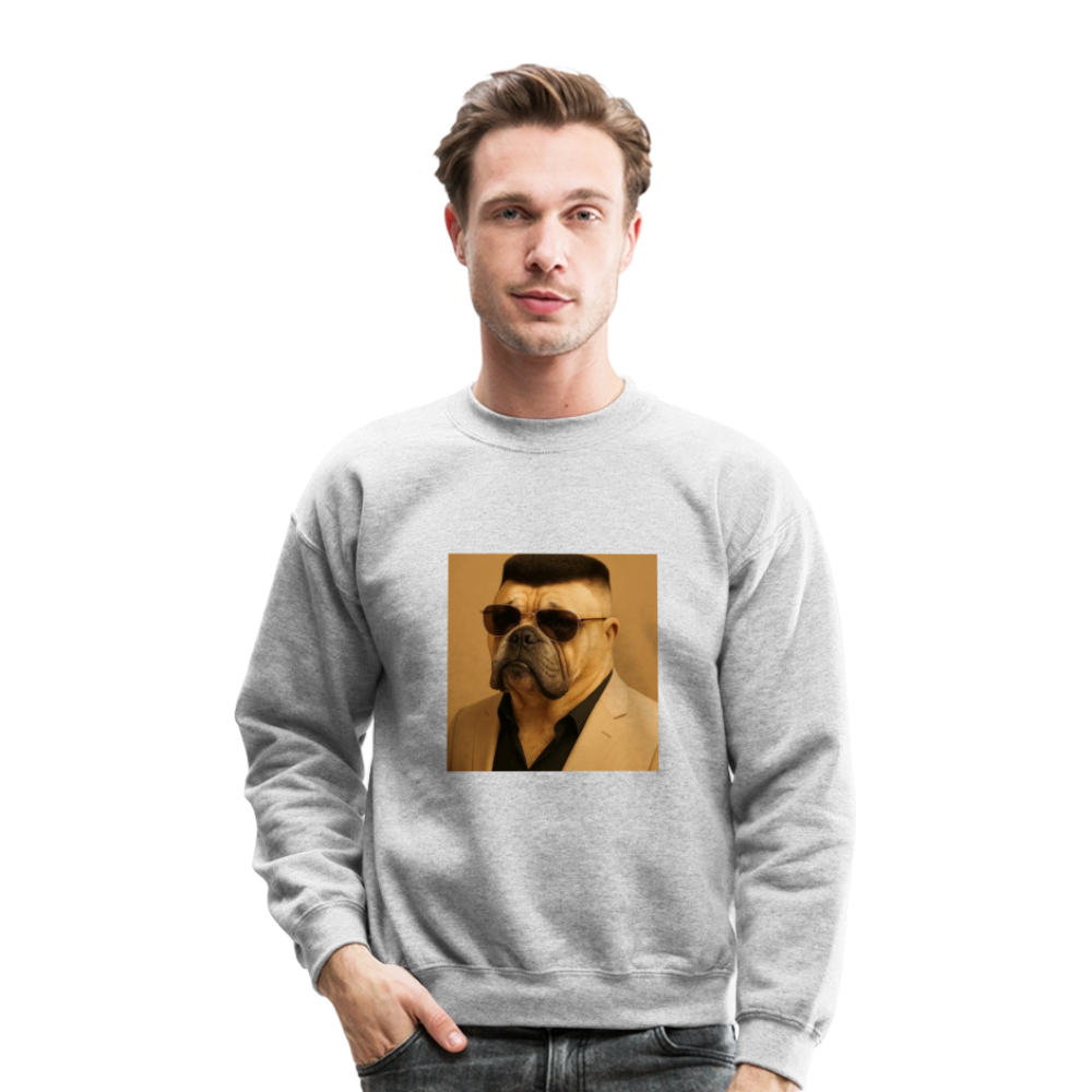 Crewneck Sweatshirt MOB DOG - heather gray
