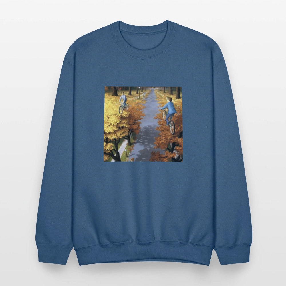 Crewneck Sweatshirt WALK A SKY PATH - indigo blue