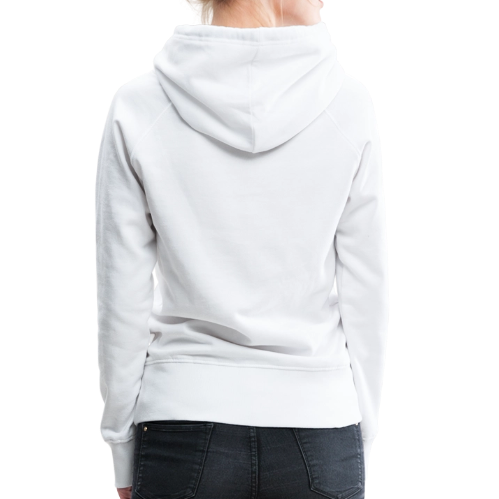 Women’s Premium Hoodie I AM A BOSS OF MY OWN PATH - white