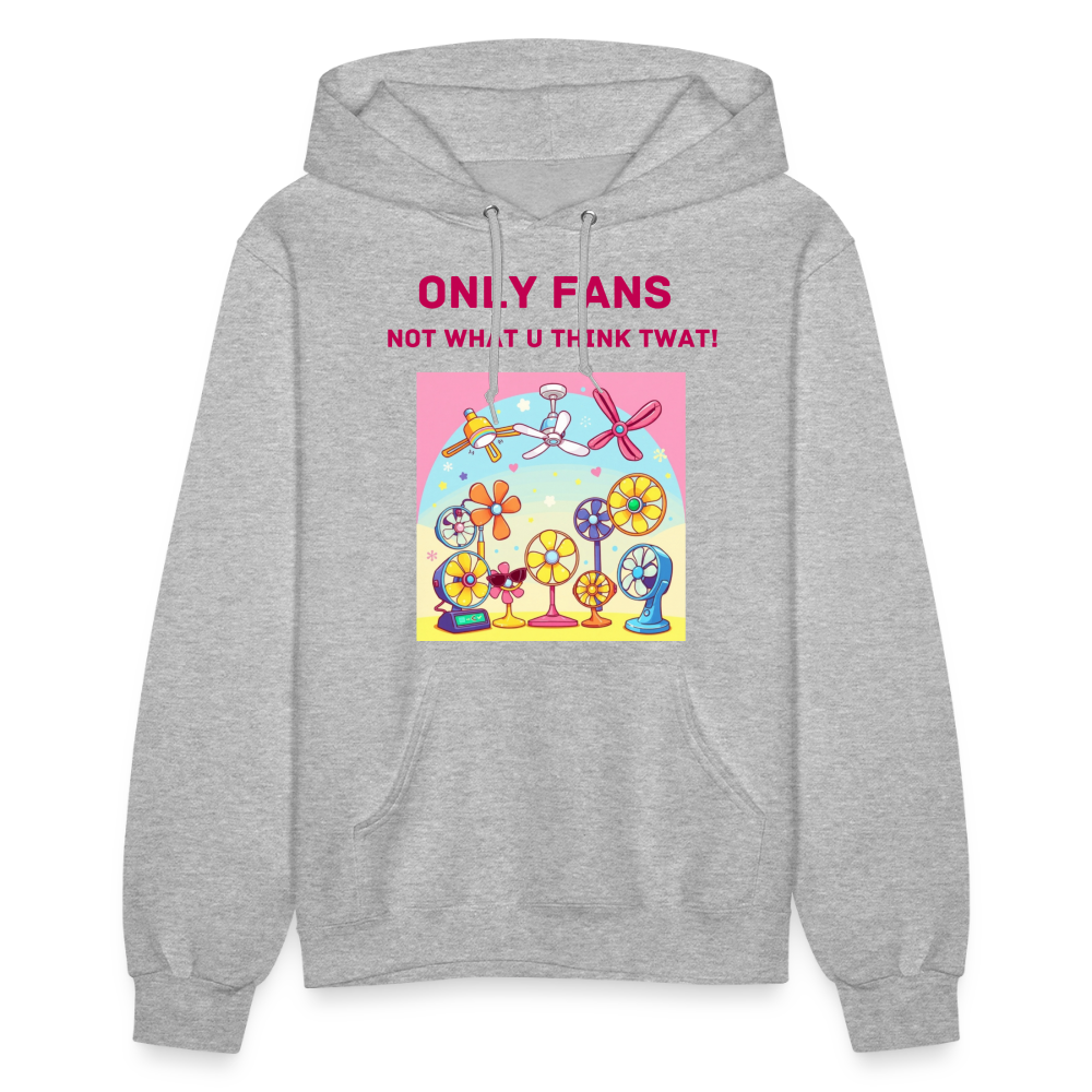Women's Hoodie ONLY FANS - heather gray