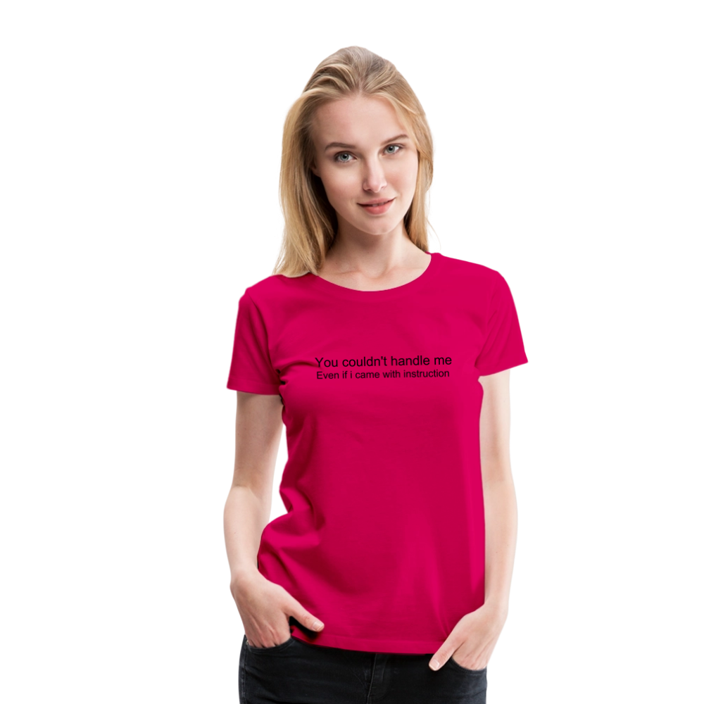 Women’s Premium T-Shirt WOMEN POWER - dark pink