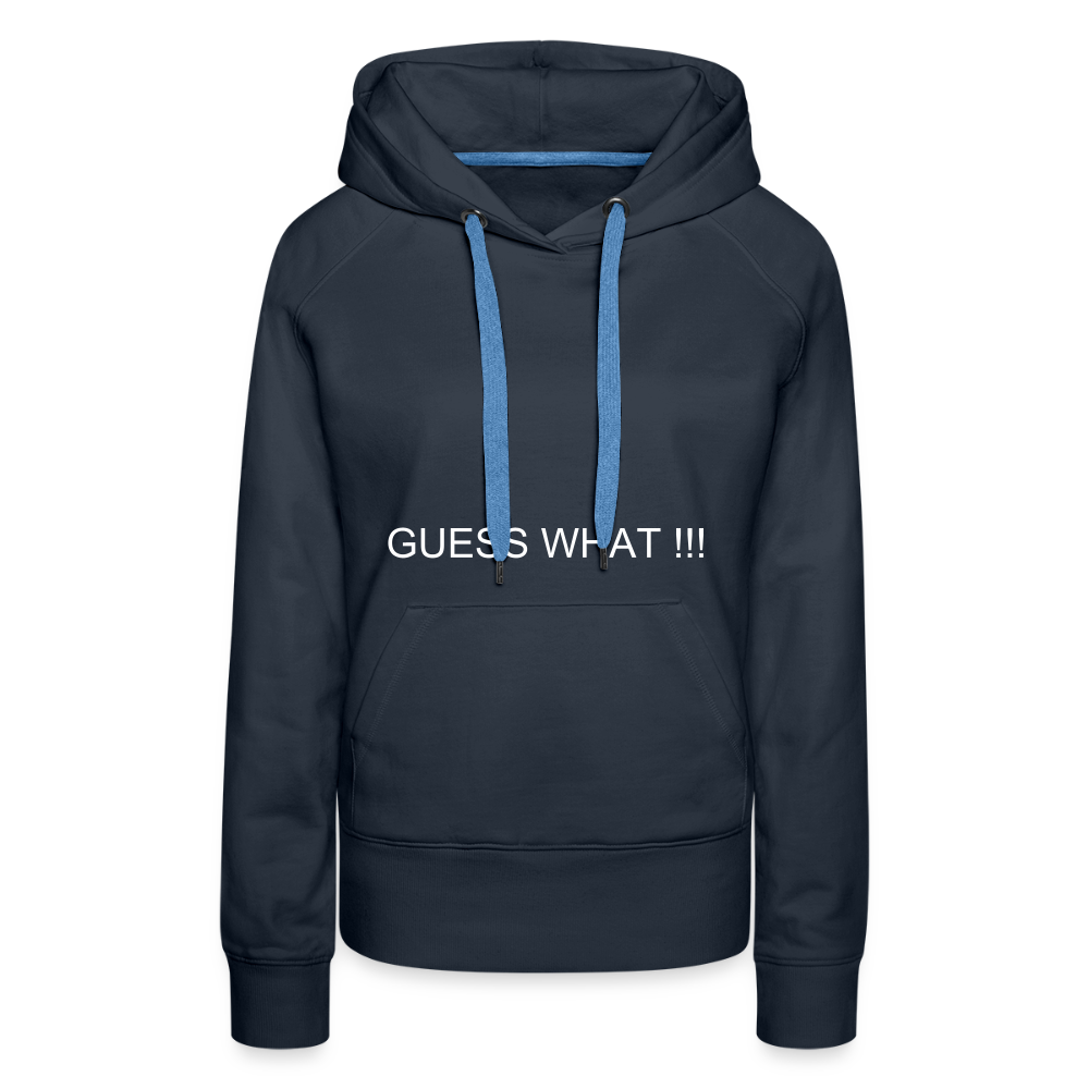 Women’s Premium Hoodie I AM A BOSS OF MY OWN PATH - navy
