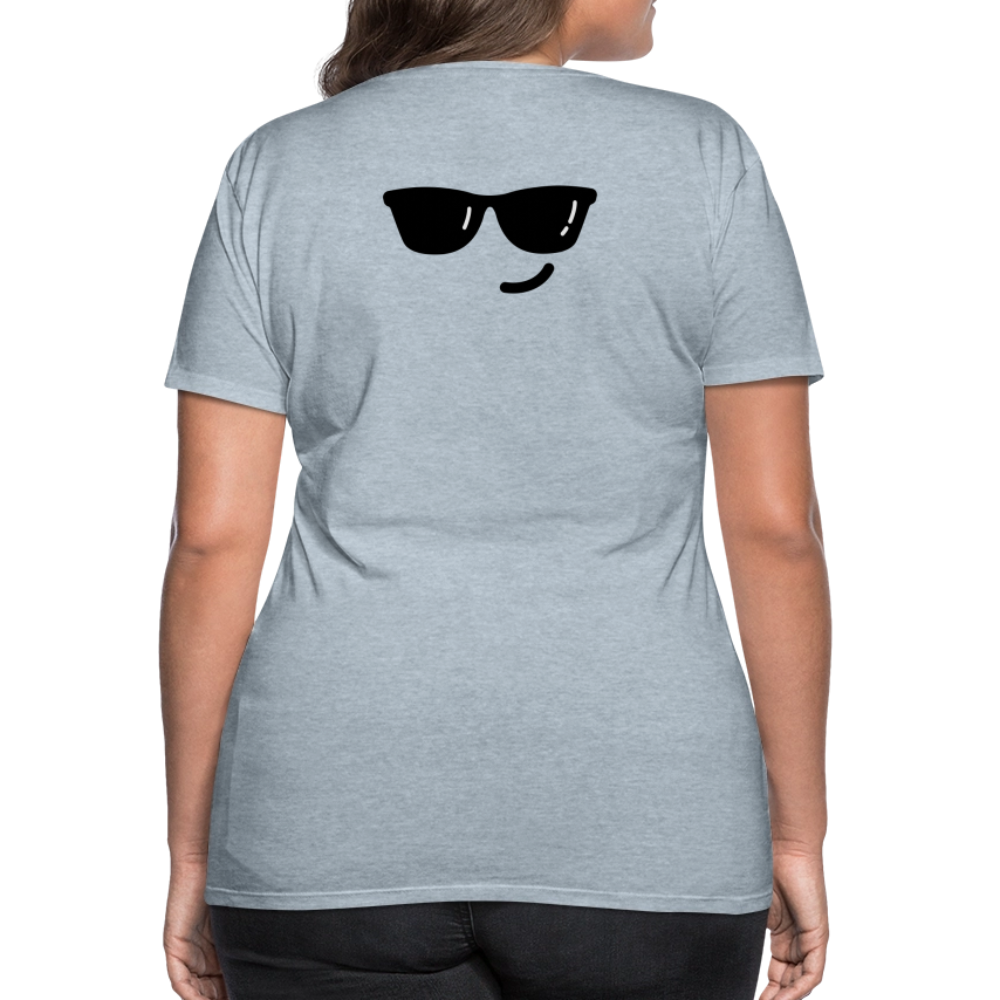 Women’s Premium T-Shirt WOMEN POWER - heather ice blue