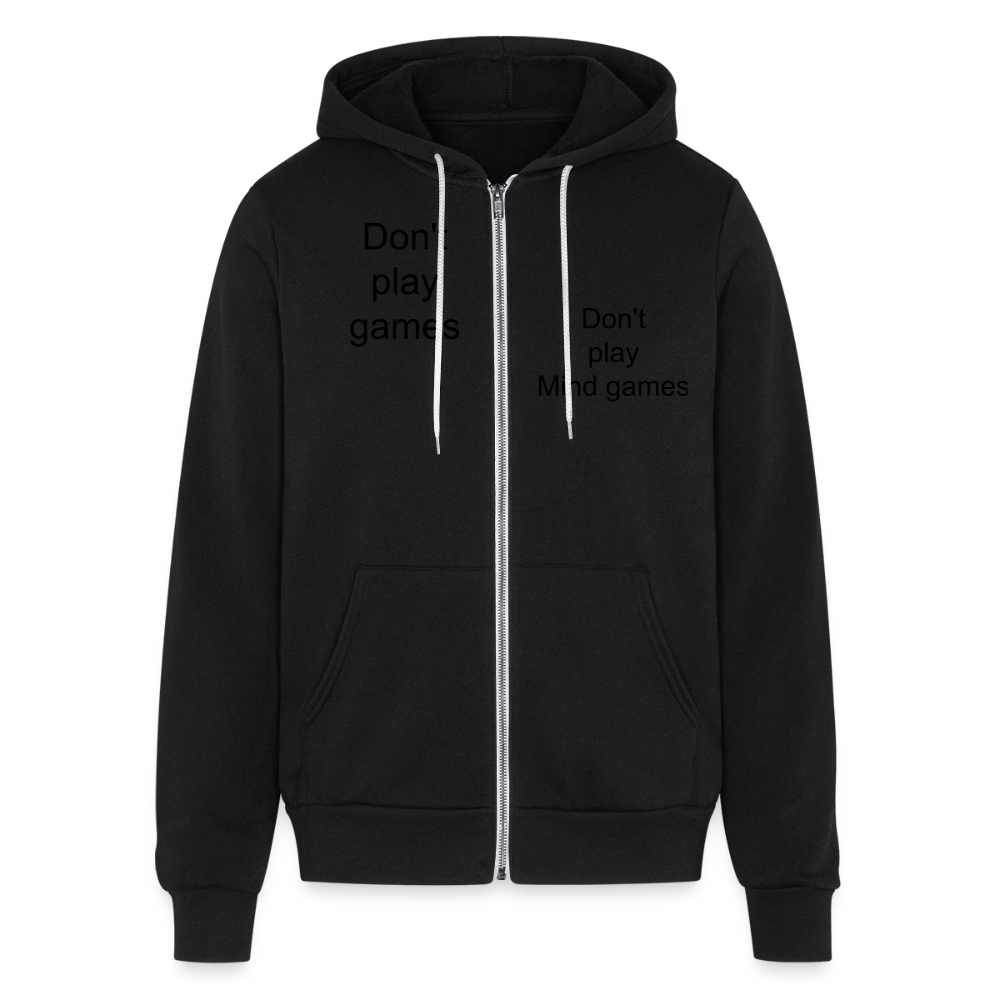 Bella + Canvas Unisex Full Zip Hoodie Facts - black