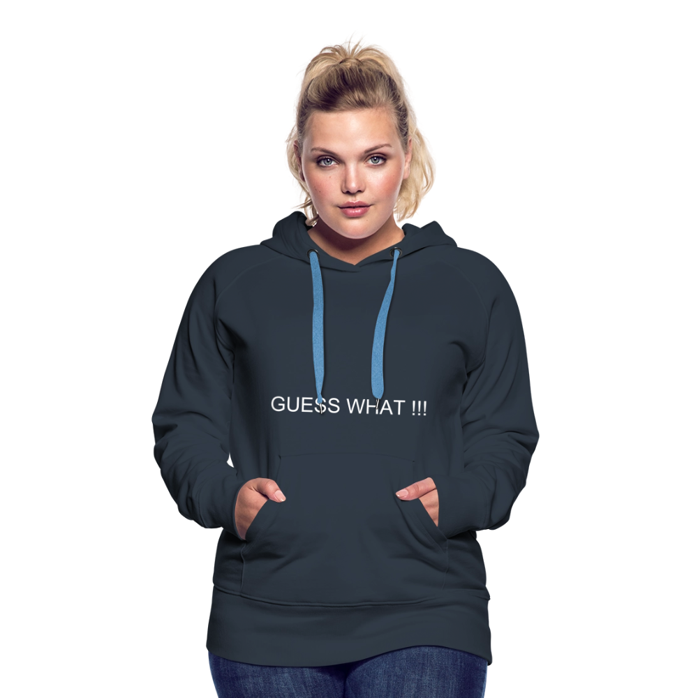 Women’s Premium Hoodie I AM A BOSS OF MY OWN PATH - navy