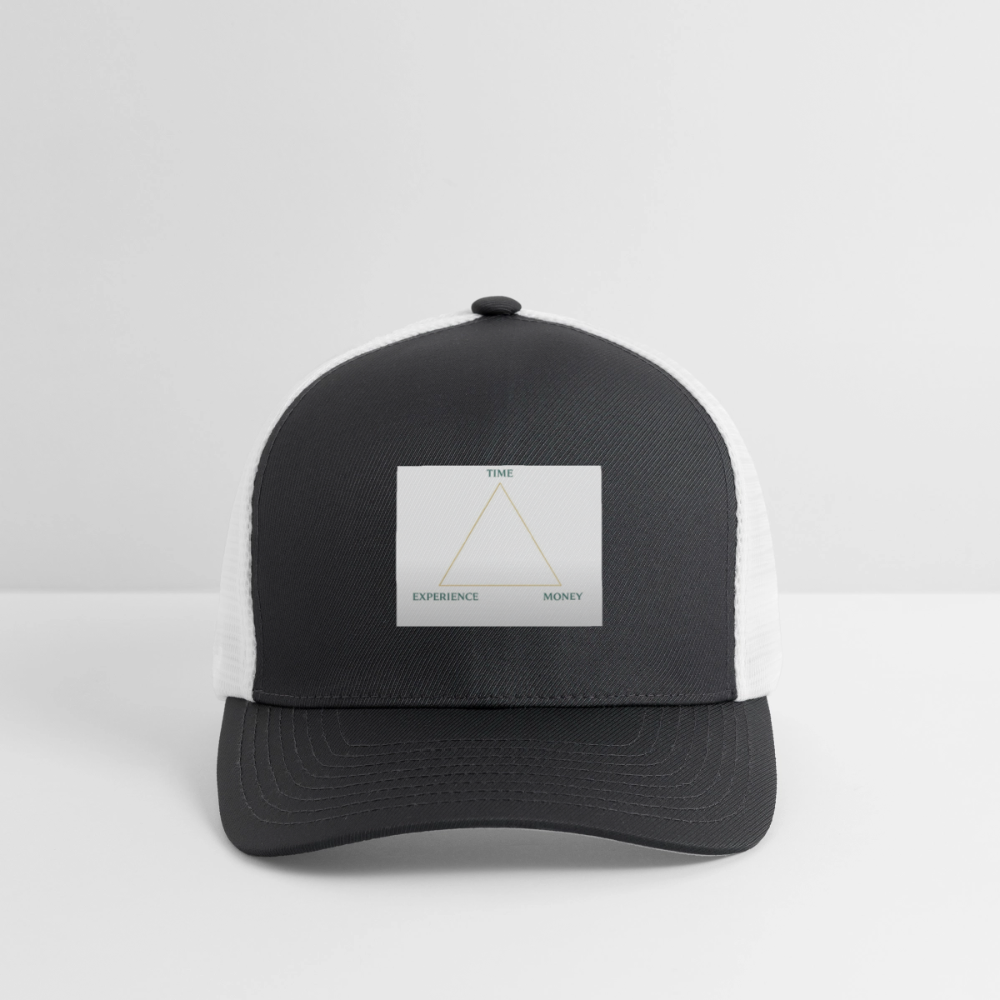 Flexfit Fitted Baseball Cap SCALES - dark gray/white