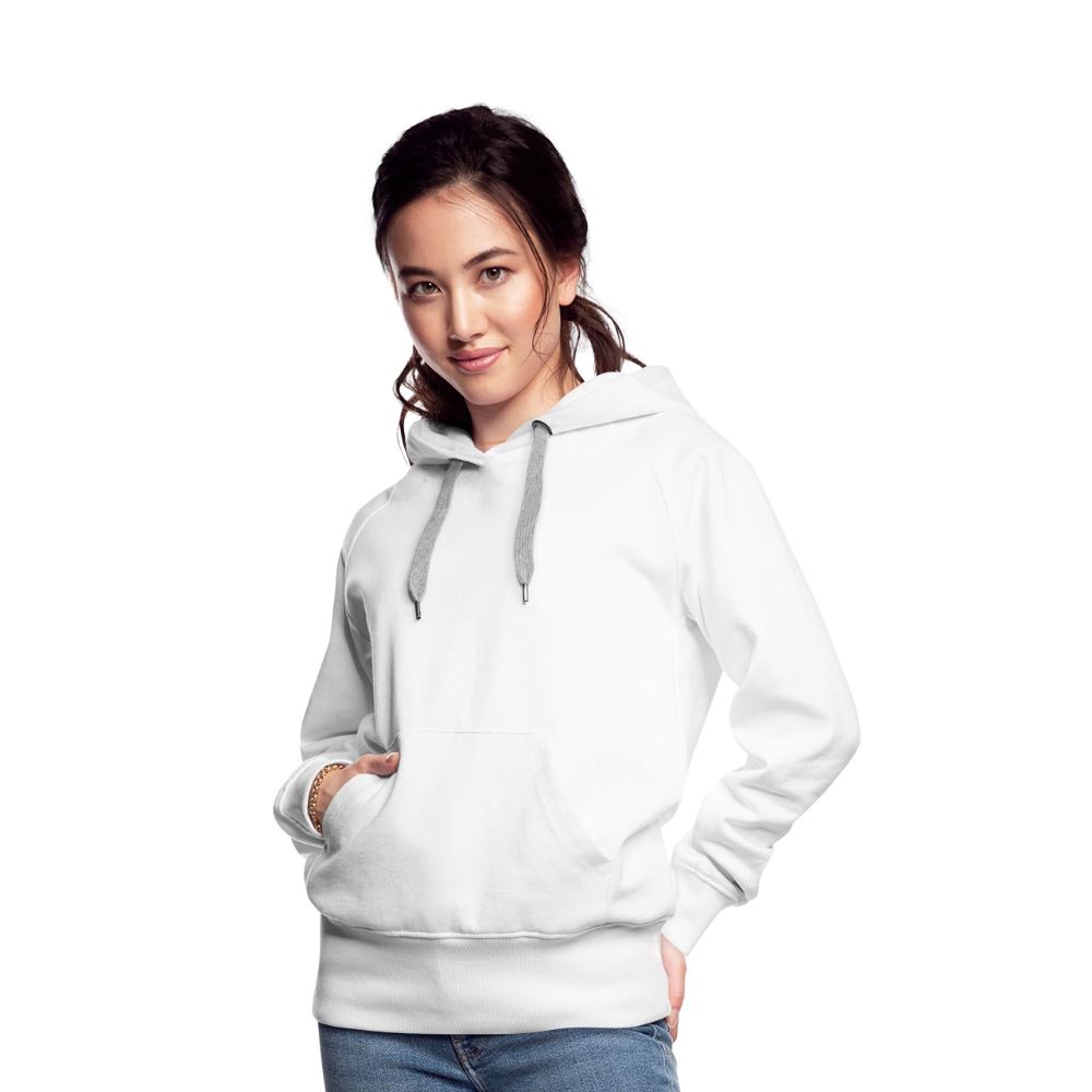 Women’s Premium Hoodie I AM A BOSS OF MY OWN PATH - white