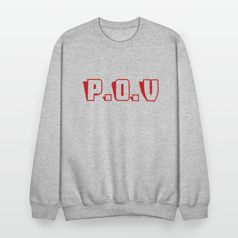 Crewneck Sweatshirt P.O.V - heather gray