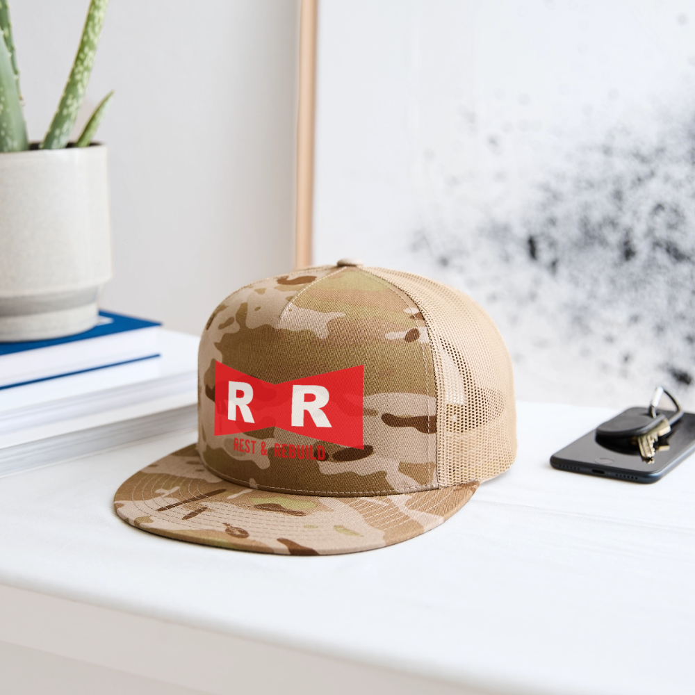 Trucker Hat R&R REST & REBUILD - MultiCam\tan