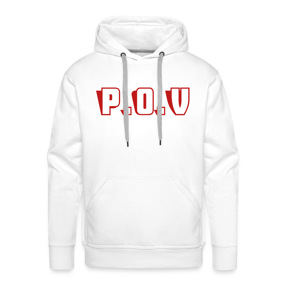 Men’s Premium Hoodie P.O.V - white