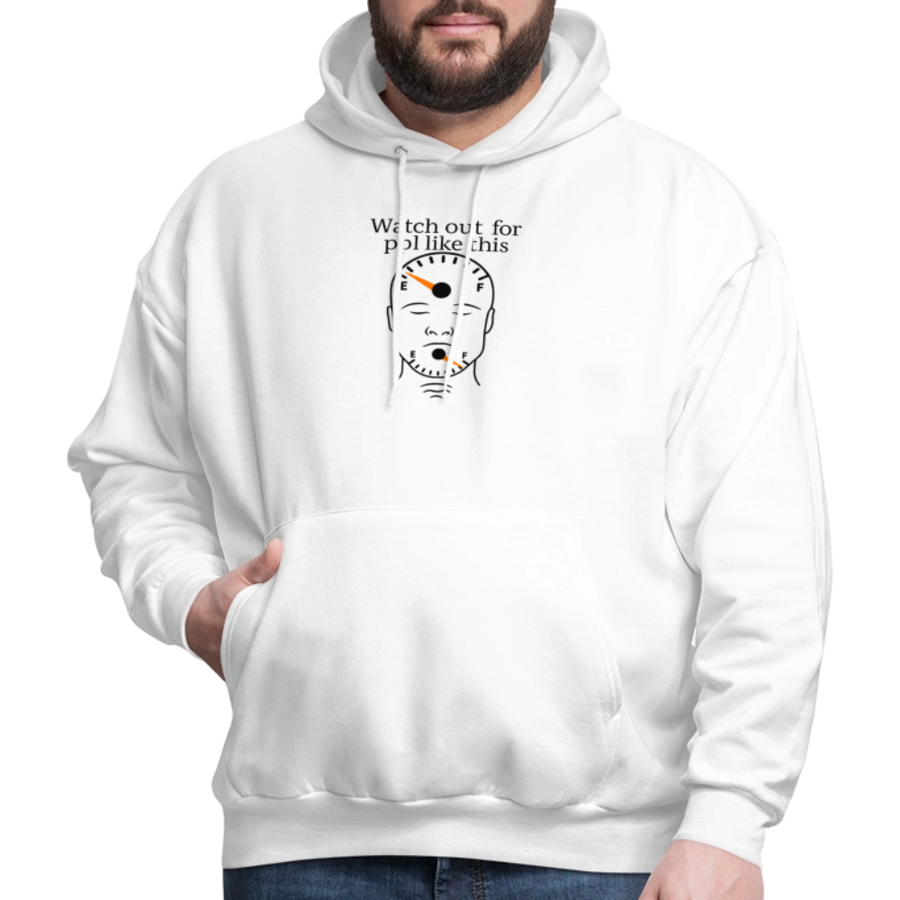 Men's Hoodie EMPTY HEADS FULL MOUTHS - white