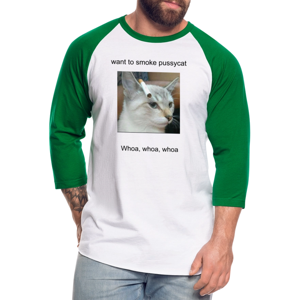 Baseball T-Shirt - white/kelly green