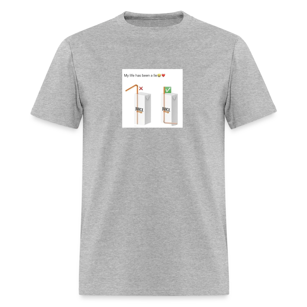 Men's T-Shirt | GILDAN 5000 DIFFRENT DRINK - heather gray