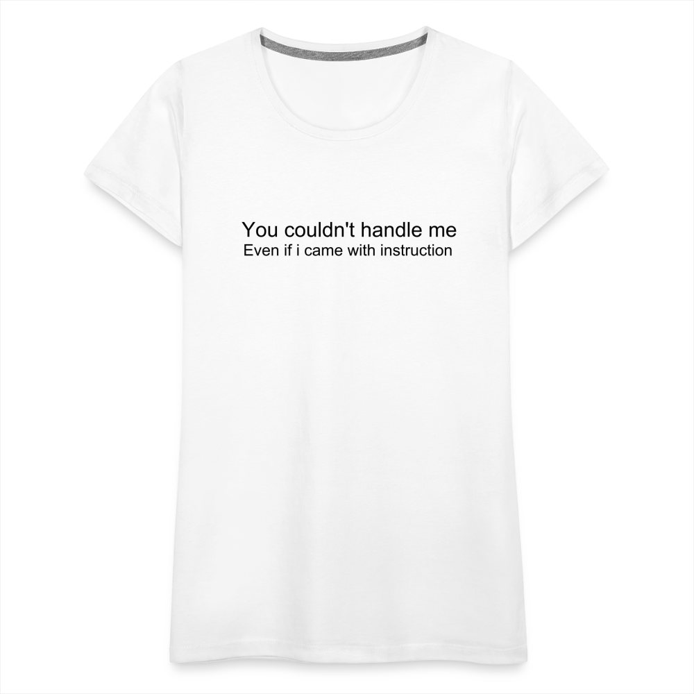 Women’s Premium T-Shirt WOMEN POWER - white