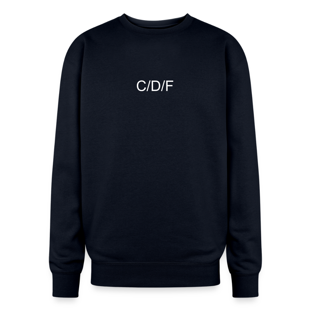 Oversized Crewneck Sweatshirt C/D/F - navy