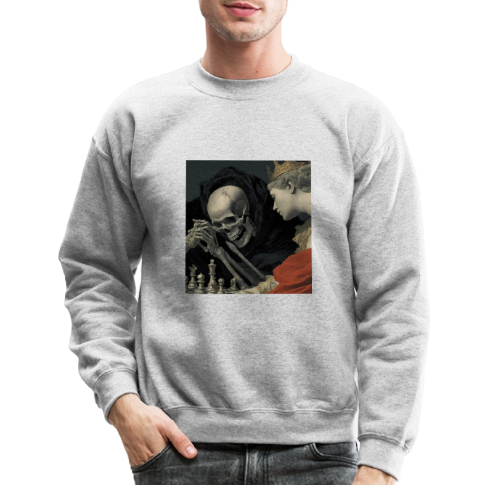 Crewneck Sweatshirt death isn't a choice - heather gray
