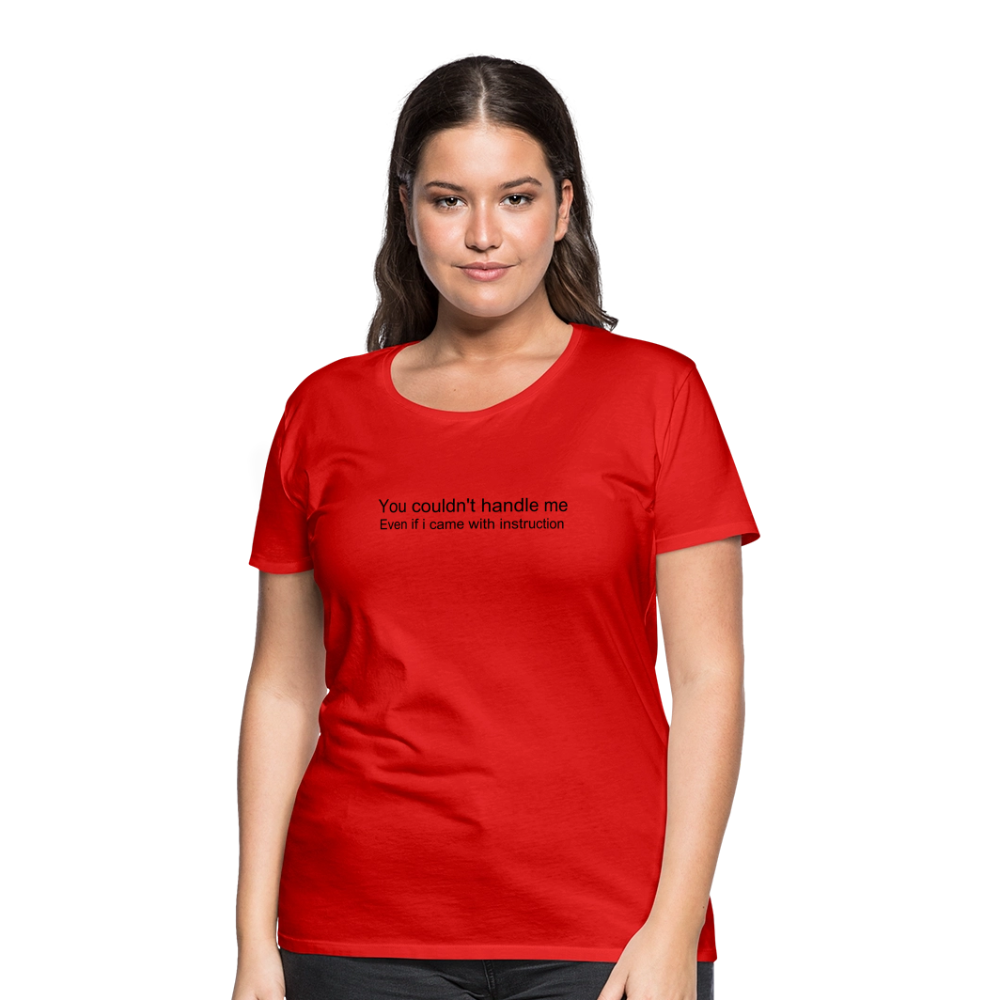 Women’s Premium T-Shirt WOMEN POWER - red