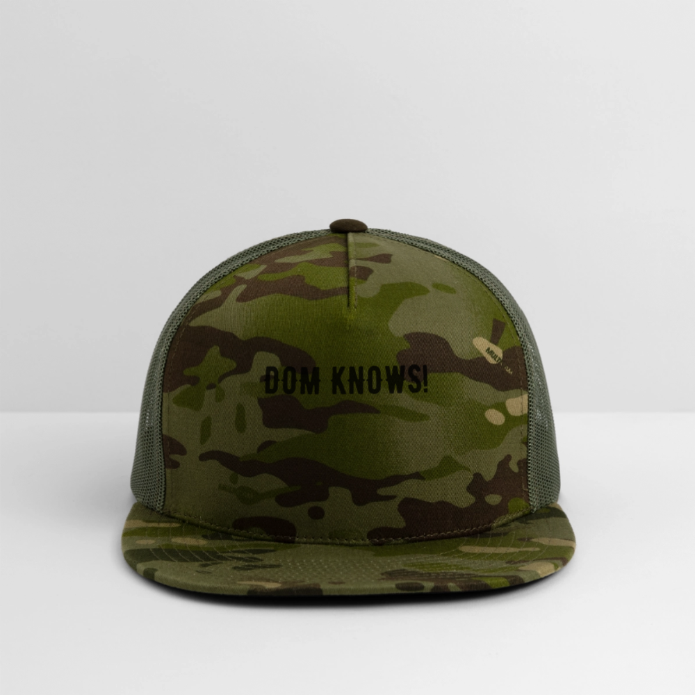 Trucker Hat NOT PIZZA - MultiCam\green