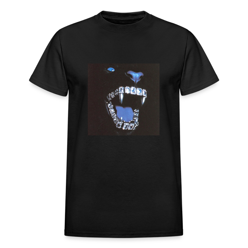 Gildan Ultra Cotton Adult T-Shirt bling bling teeth - black