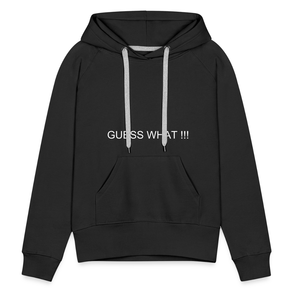 Women’s Premium Hoodie I AM A BOSS OF MY OWN PATH - black